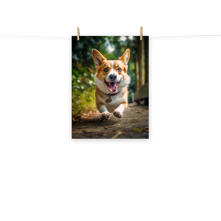 Welsh Corgi Photo paper poster - PosterfyAI.com