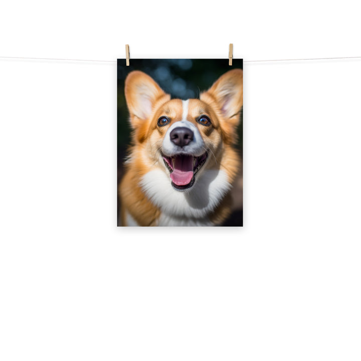 Welsh Corgi Photo paper poster - PosterfyAI.com