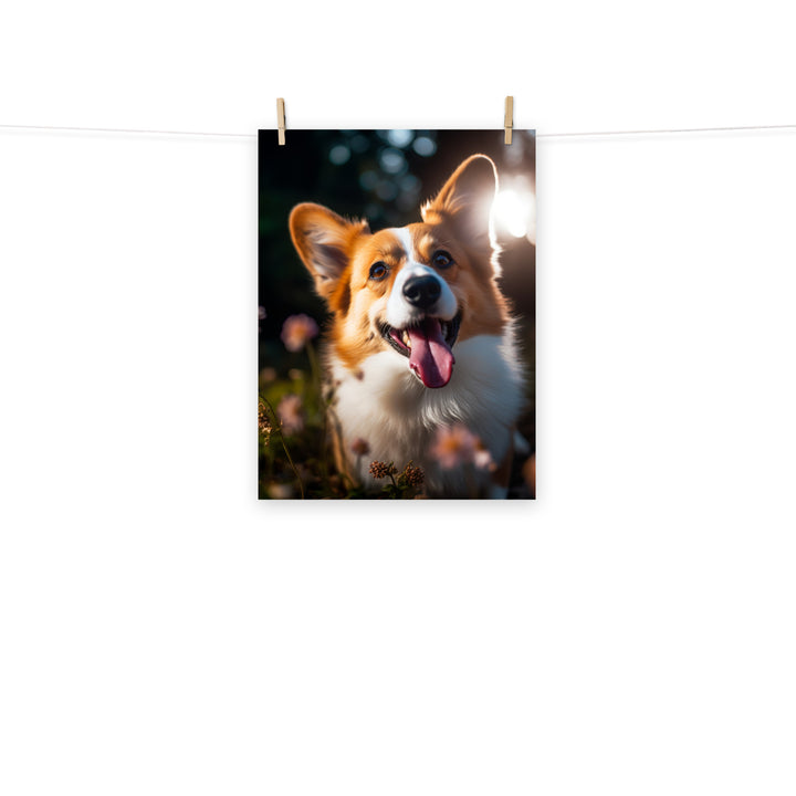 Welsh Corgi Photo paper poster - PosterfyAI.com