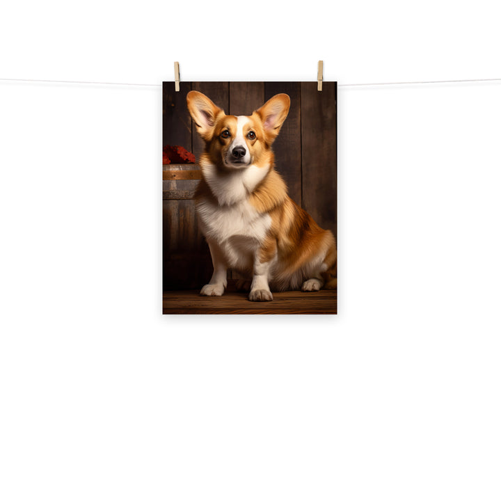Welsh Corgi Photo paper poster - PosterfyAI.com