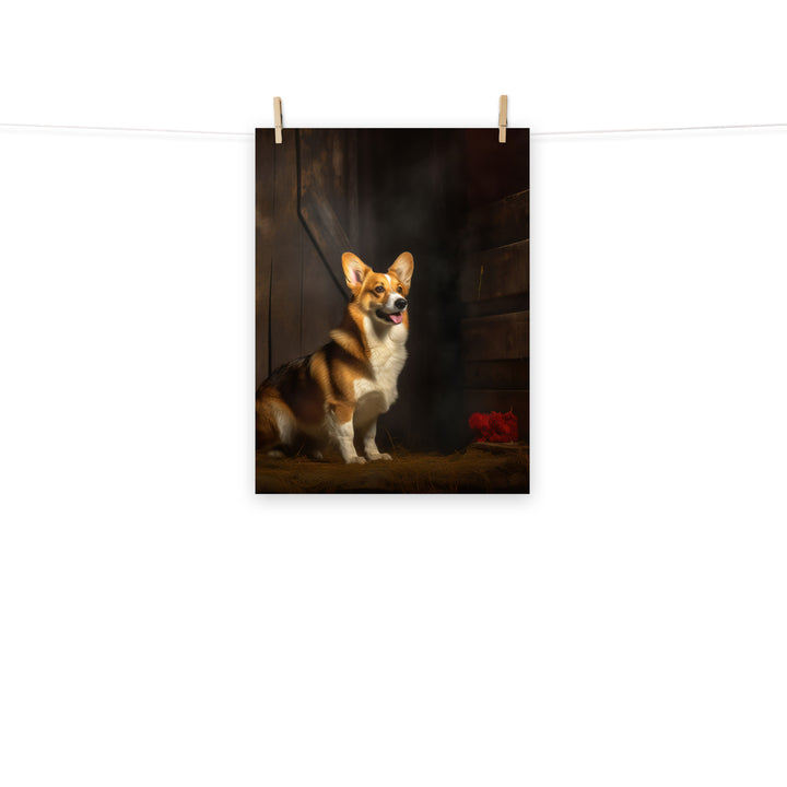 Welsh Corgi Photo paper poster - PosterfyAI.com
