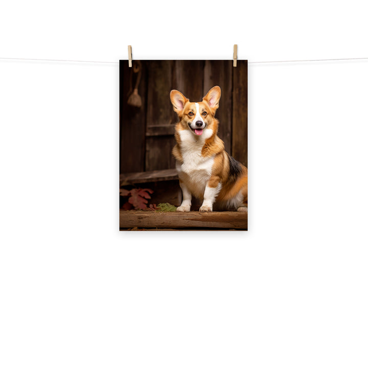 Welsh Corgi Photo paper poster - PosterfyAI.com