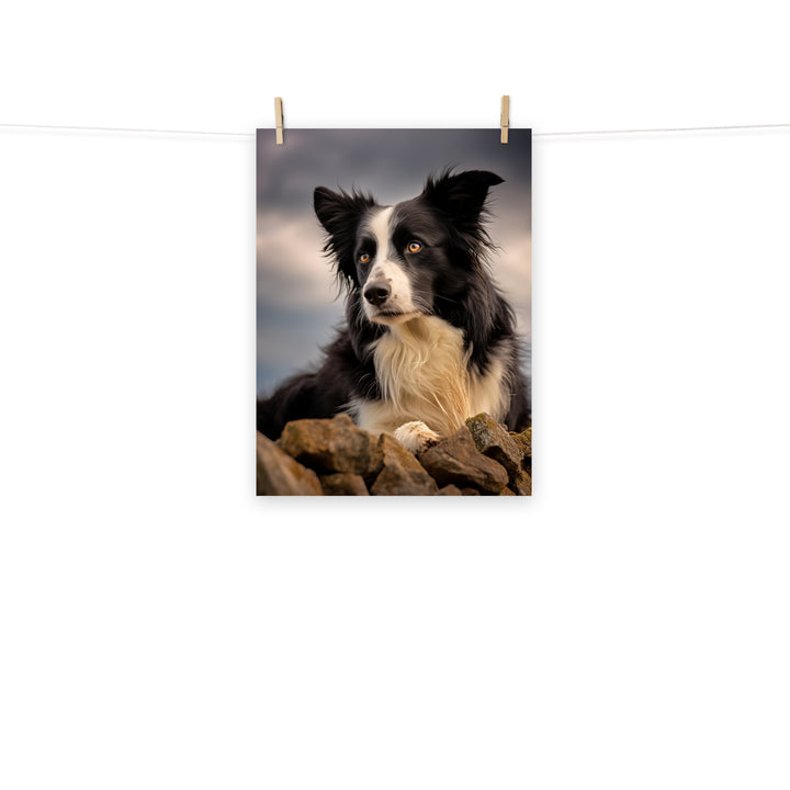 Border Collie Photo paper poster - PosterfyAI.com