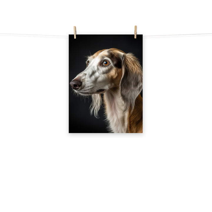 Saluki Photo paper poster - PosterfyAI.com