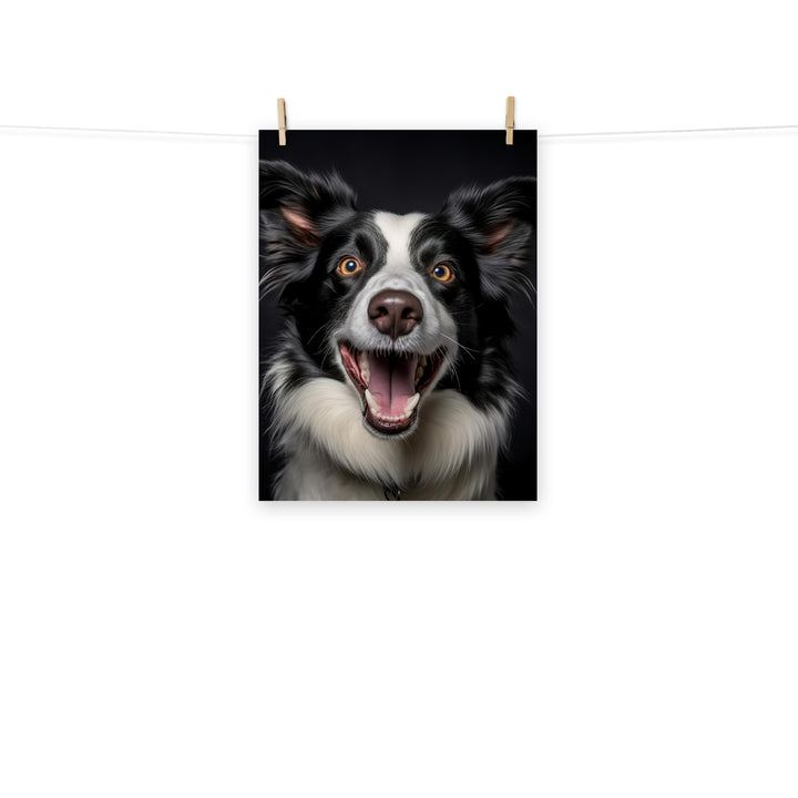 Border Collie Photo paper poster - PosterfyAI.com