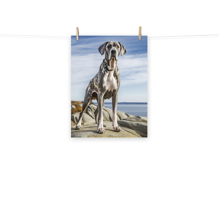 Great Dane Photo paper poster - PosterfyAI.com