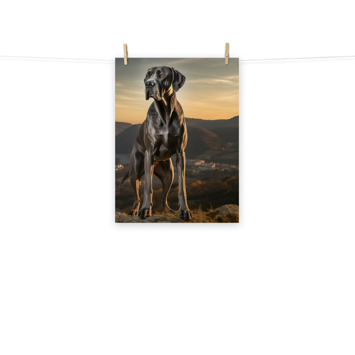 Great Dane Photo paper poster - PosterfyAI.com