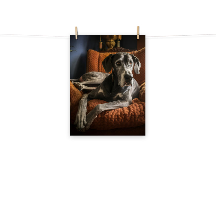 Great Dane Photo paper poster - PosterfyAI.com
