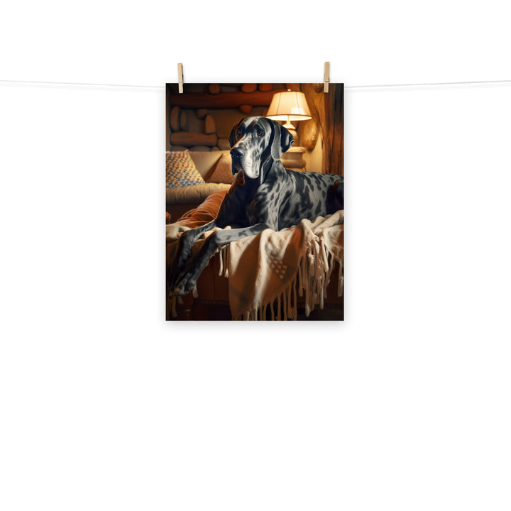Great Dane Photo paper poster - PosterfyAI.com