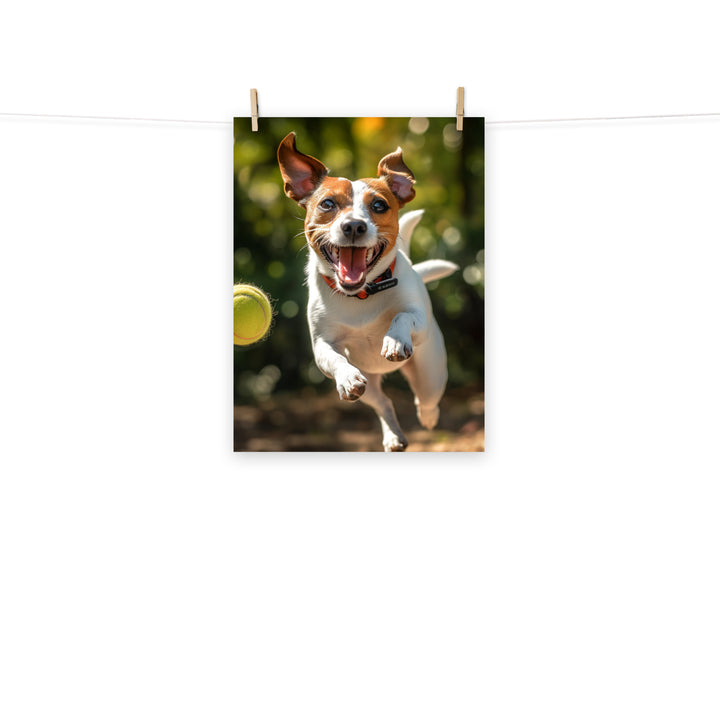 Jack Russell Terrier Photo paper poster - PosterfyAI.com