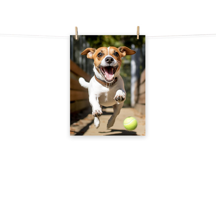 Jack Russell Terrier Photo paper poster - PosterfyAI.com