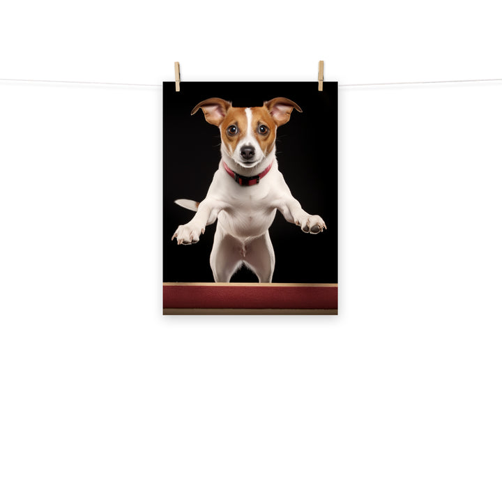 Jack Russell Terrier Photo paper poster - PosterfyAI.com