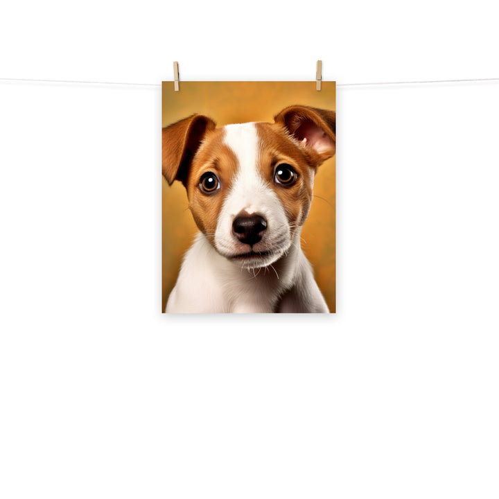 Jack Russell Terrier Photo paper poster - PosterfyAI.com
