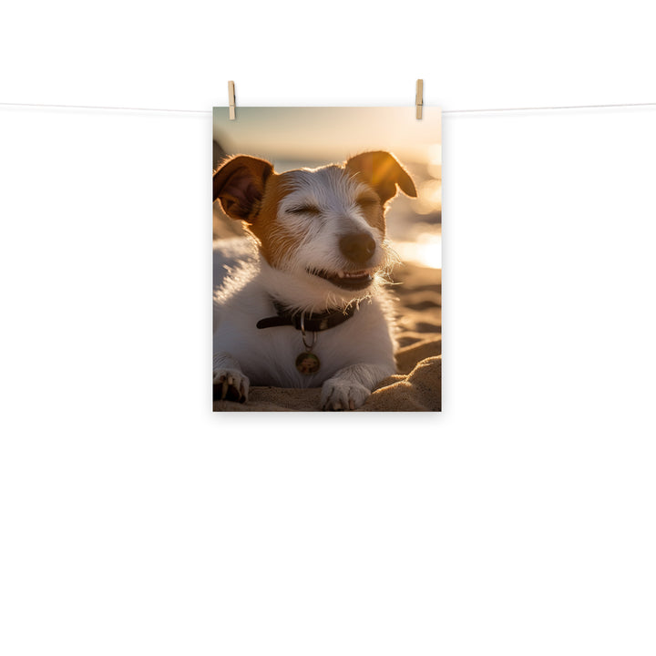 Jack Russell Terrier Photo paper poster - PosterfyAI.com