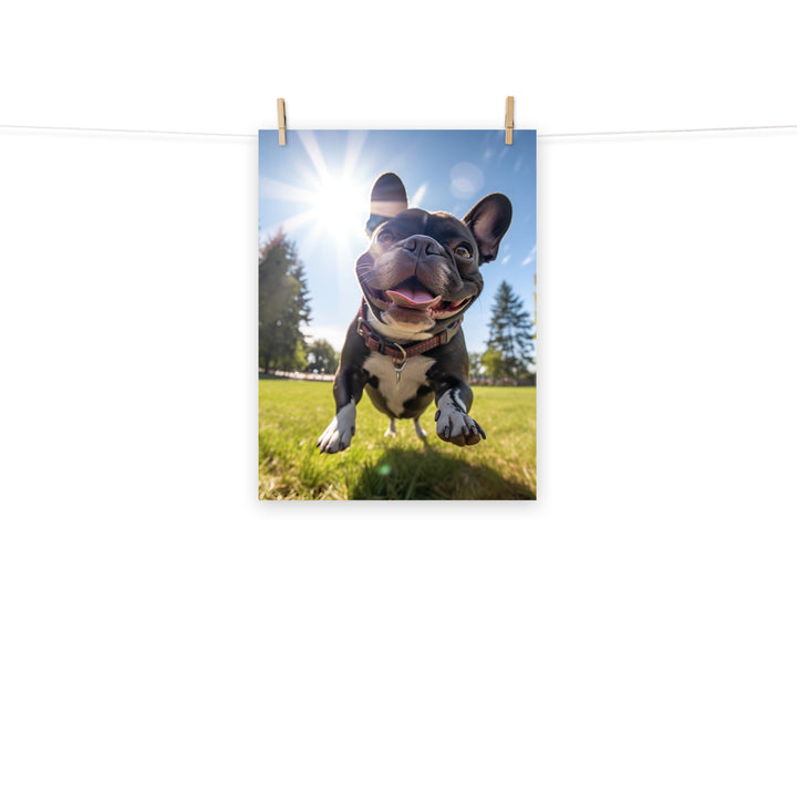 French Bulldog Photo paper poster - PosterfyAI.com