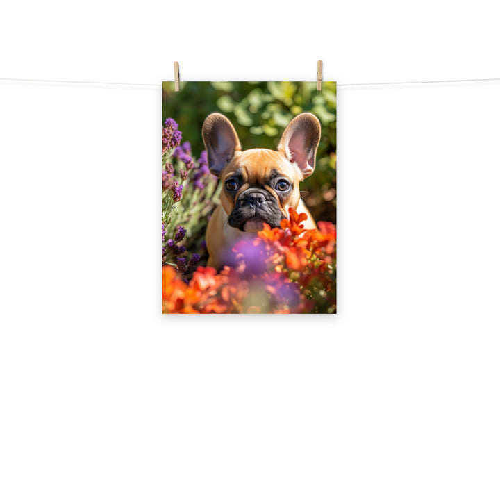 French Bulldog Photo paper poster - PosterfyAI.com