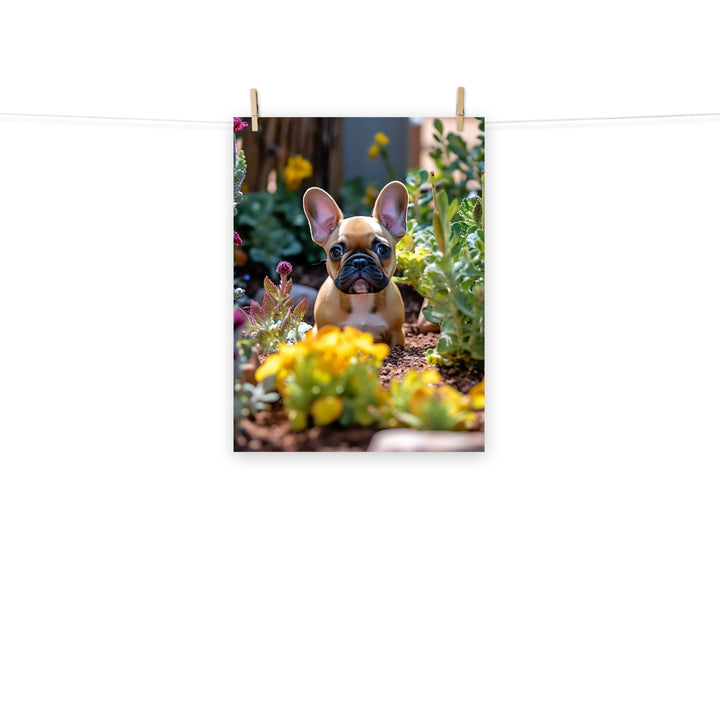French Bulldog Photo paper poster - PosterfyAI.com