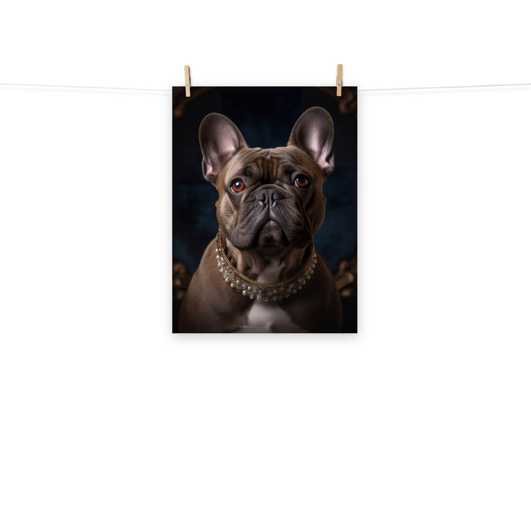 French Bulldog Photo paper poster - PosterfyAI.com