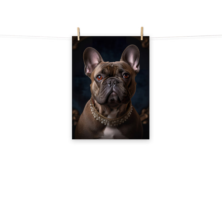 French Bulldog Photo paper poster - PosterfyAI.com
