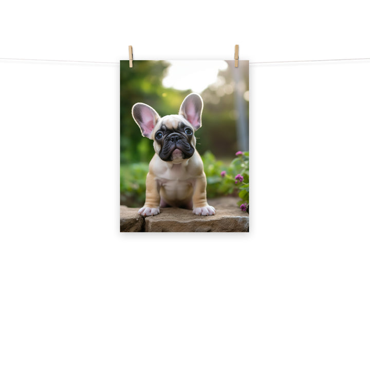 French Bulldog Photo paper poster - PosterfyAI.com