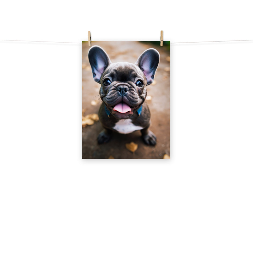 French Bulldog Photo paper poster - PosterfyAI.com