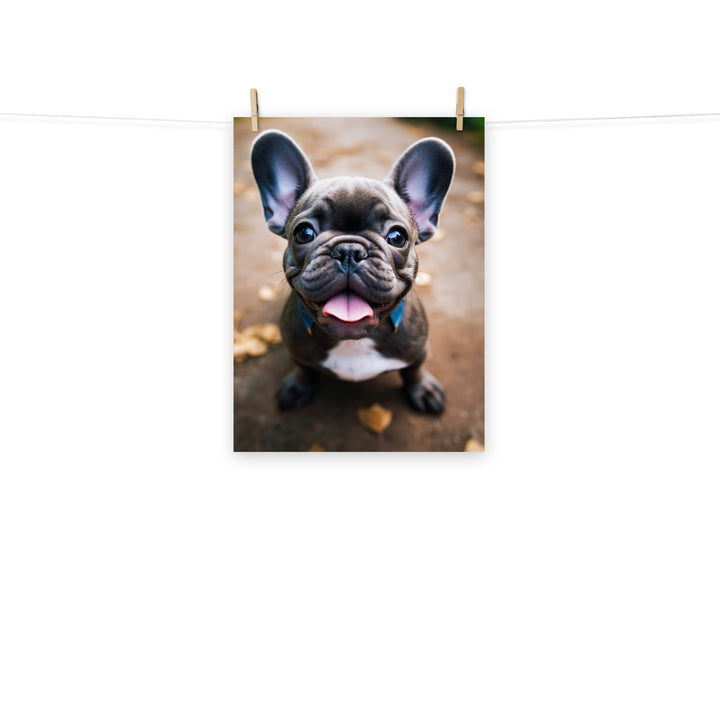 French Bulldog Photo paper poster - PosterfyAI.com