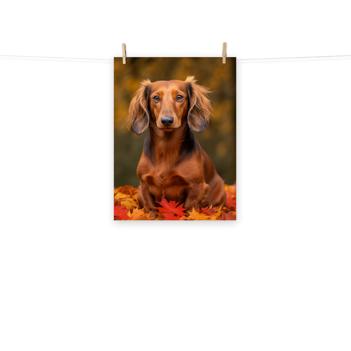 Dachshund Photo paper poster - PosterfyAI.com
