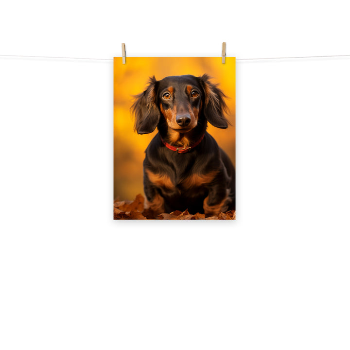 Dachshund Photo paper poster - PosterfyAI.com