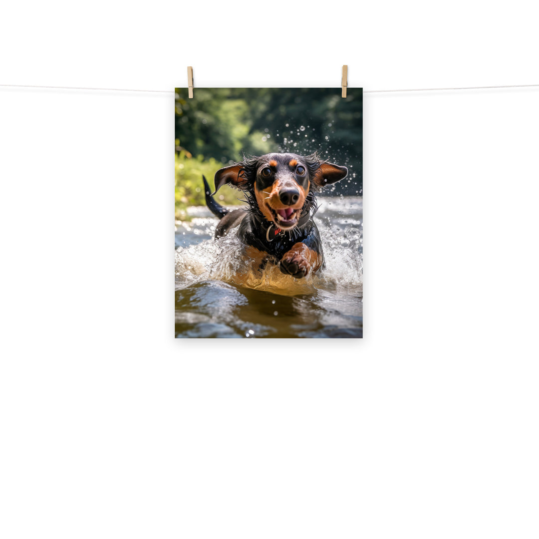 Dachshund Photo paper poster - PosterfyAI.com
