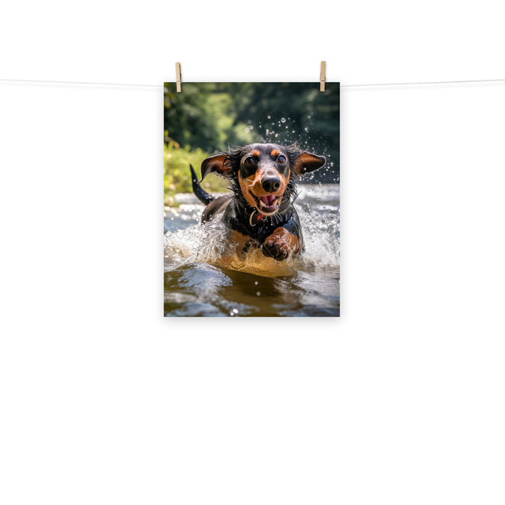 Dachshund Photo paper poster - PosterfyAI.com
