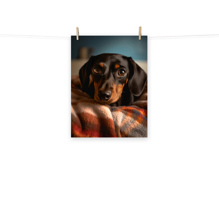 Dachshund Photo paper poster - PosterfyAI.com