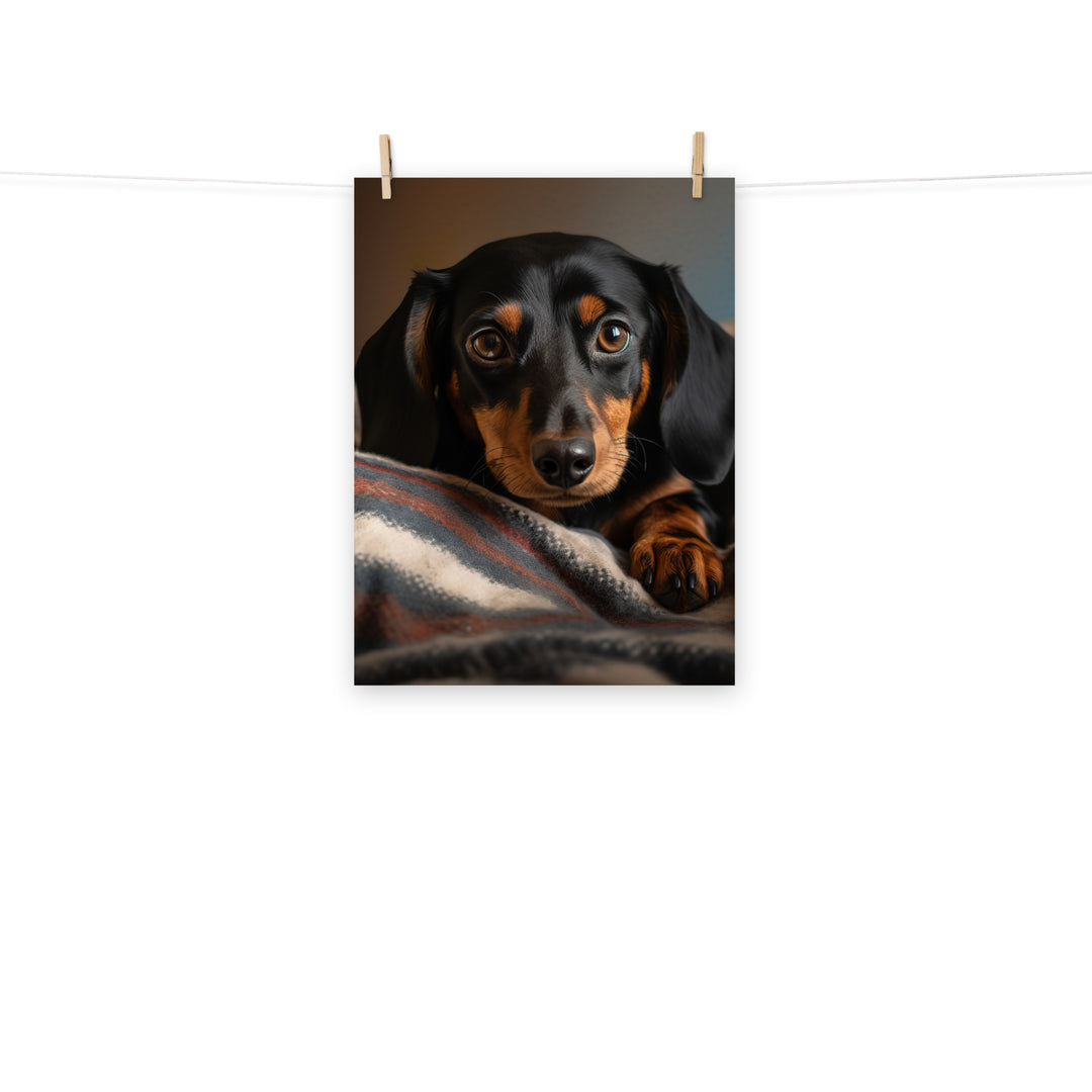 Dachshund Photo paper poster - PosterfyAI.com
