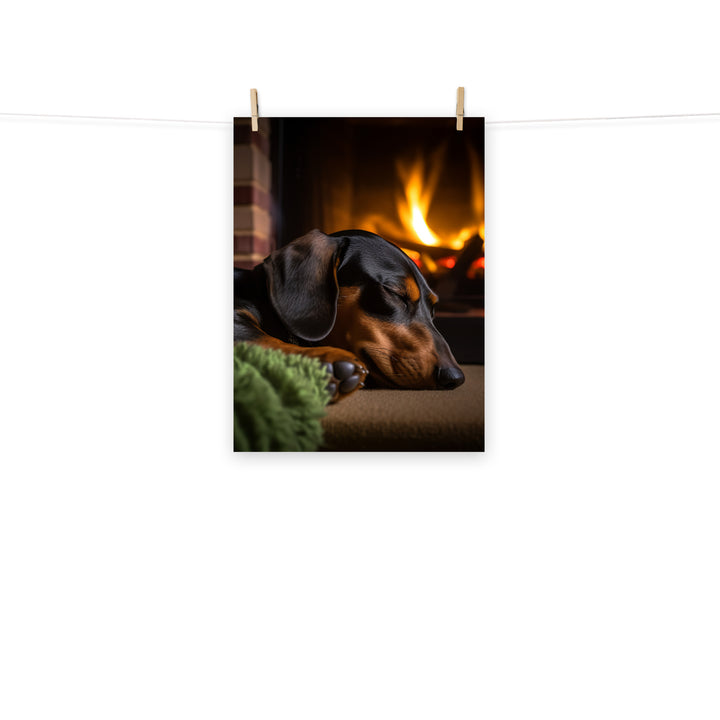 Dachshund Photo paper poster - PosterfyAI.com
