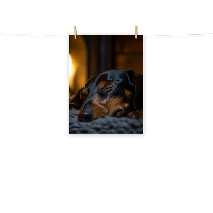 Dachshund Photo paper poster - PosterfyAI.com