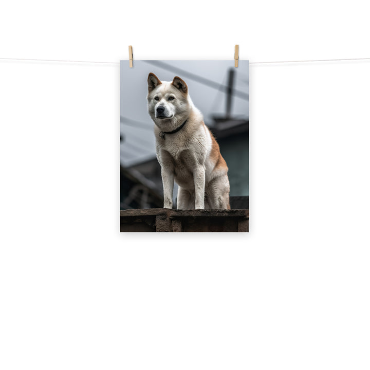 Akita Photo paper poster - PosterfyAI.com