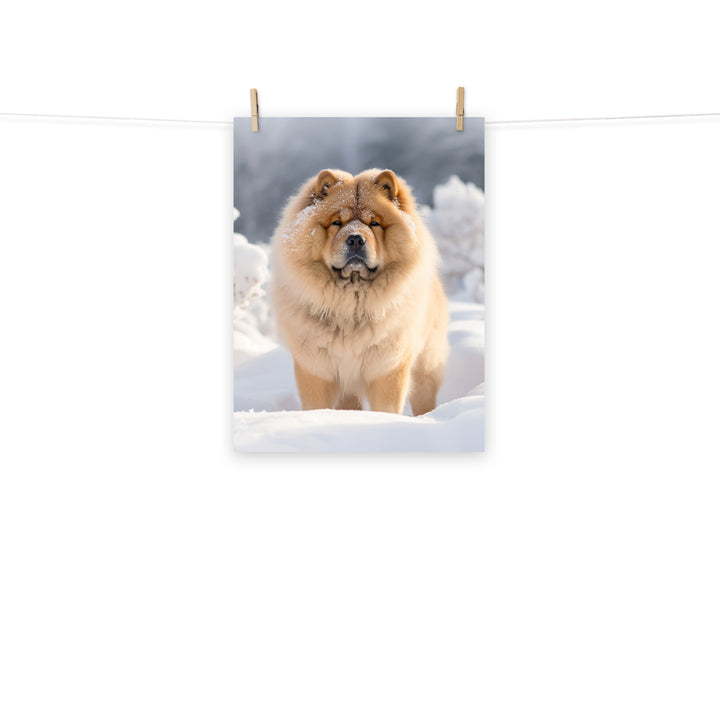 Chow Chow Photo paper poster - PosterfyAI.com