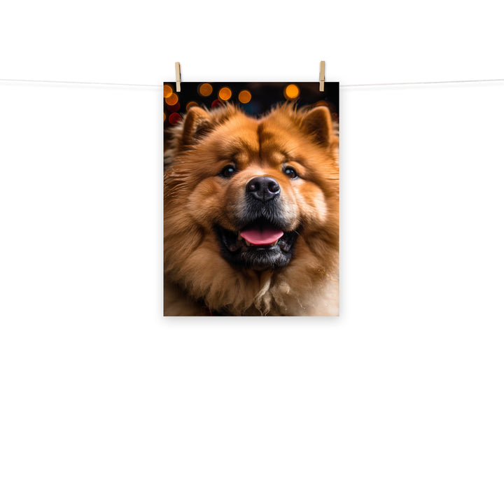 Chow Chow Photo paper poster - PosterfyAI.com