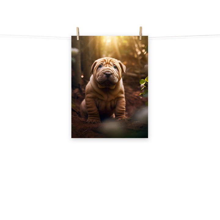 Shar Pei Photo paper poster - PosterfyAI.com