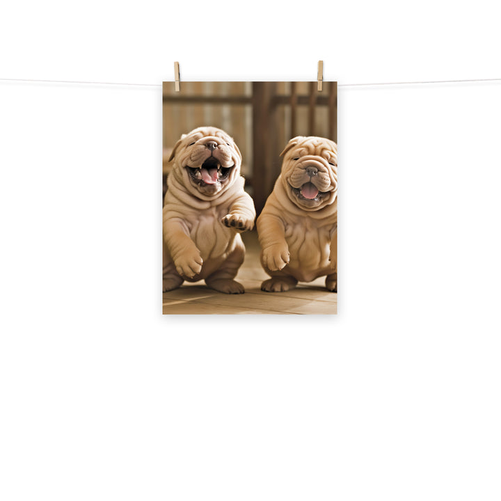 Shar Pei Photo paper poster - PosterfyAI.com