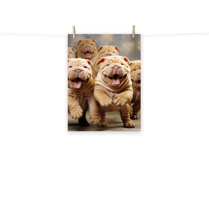 Shar Pei Photo paper poster - PosterfyAI.com