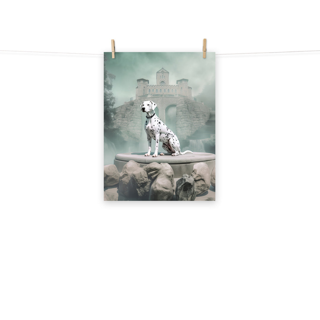 Dalmatian Photo paper poster - PosterfyAI.com