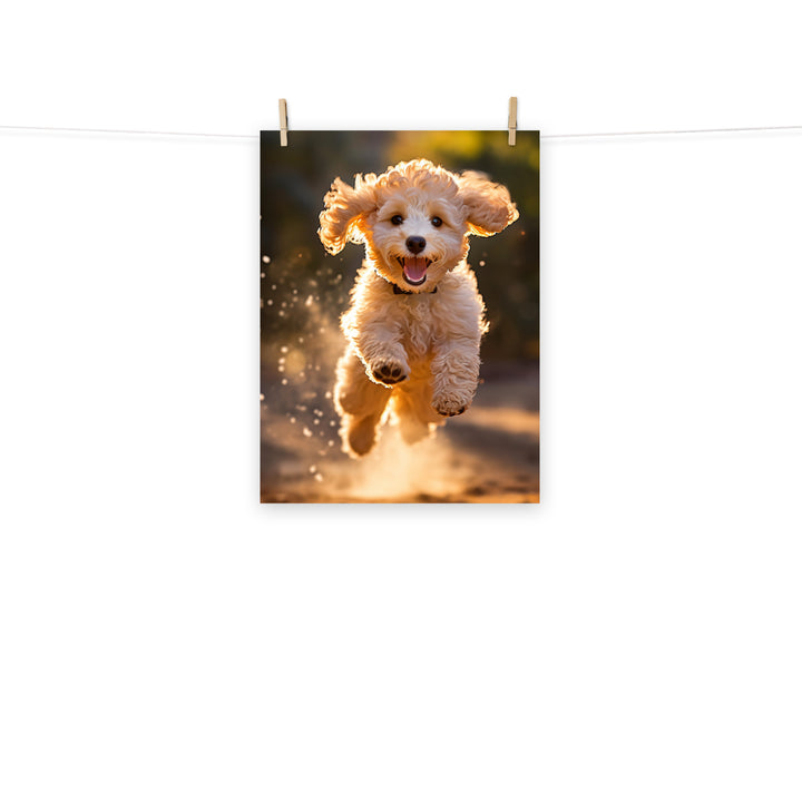 Poodle Photo paper poster - PosterfyAI.com
