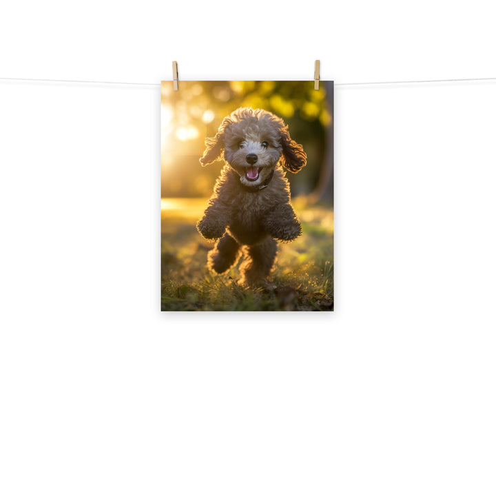 Poodle Photo paper poster - PosterfyAI.com