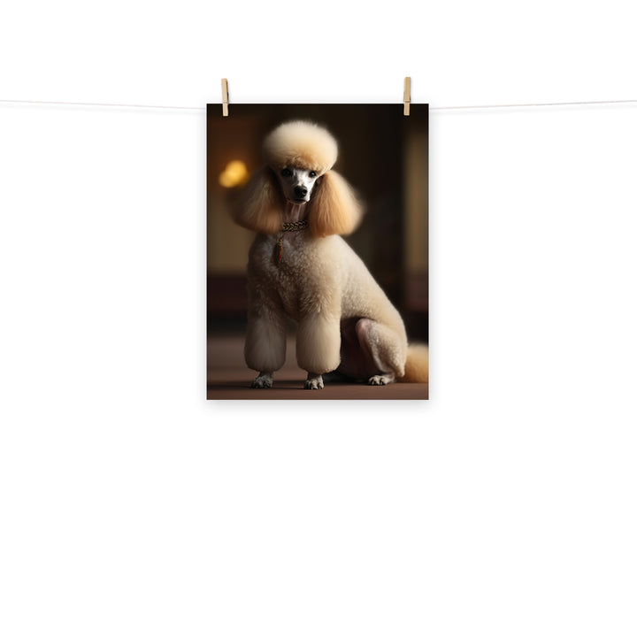Poodle Photo paper poster - PosterfyAI.com
