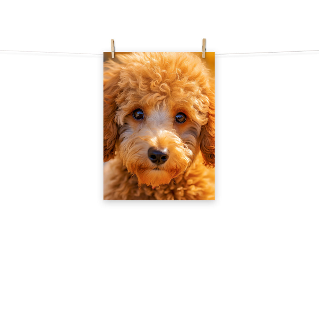 Poodle Photo paper poster - PosterfyAI.com