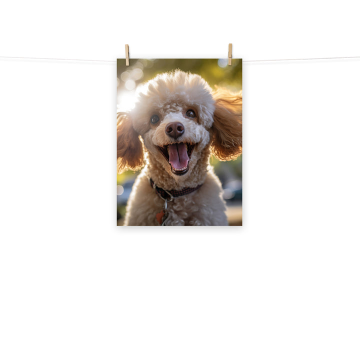 Poodle Photo paper poster - PosterfyAI.com