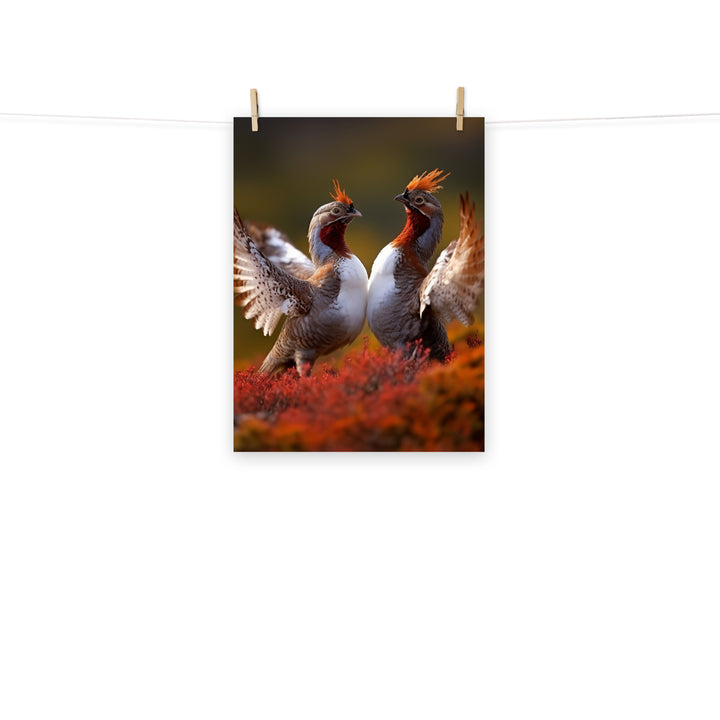 Grouse Photo paper poster - PosterfyAI.com