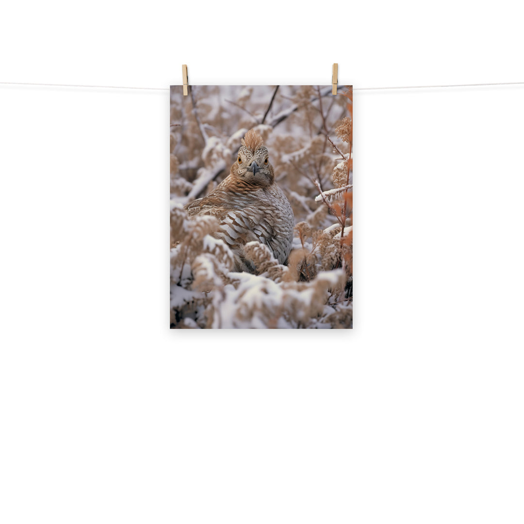 Grouse Photo paper poster - PosterfyAI.com