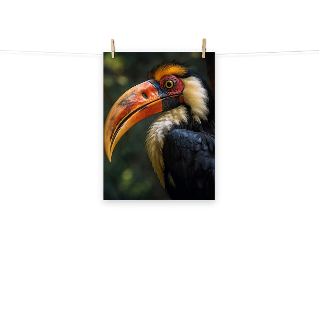 Hornbill Photo paper poster - PosterfyAI.com