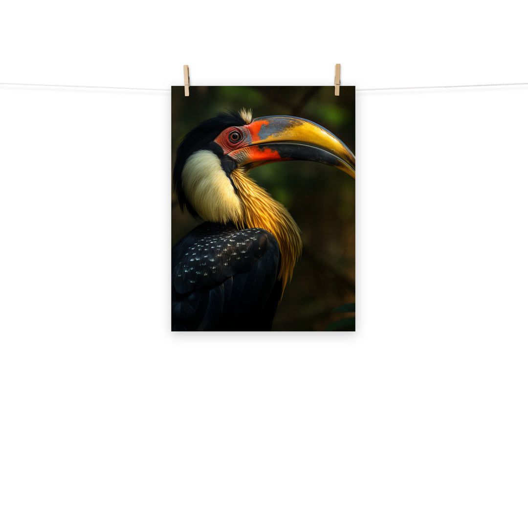 Hornbill Photo paper poster - PosterfyAI.com